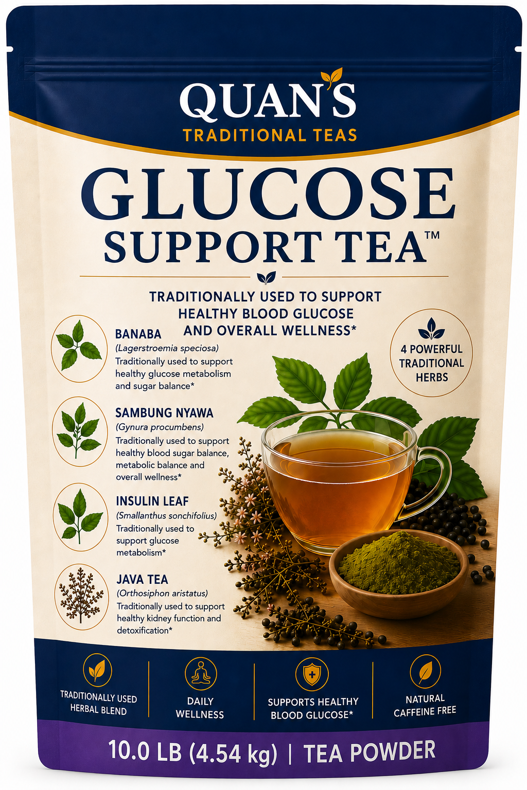 Glucose Support Tea Powder