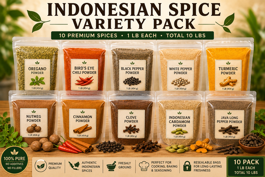 Indonesian Spice Variety Pack 10 lb / 4500g