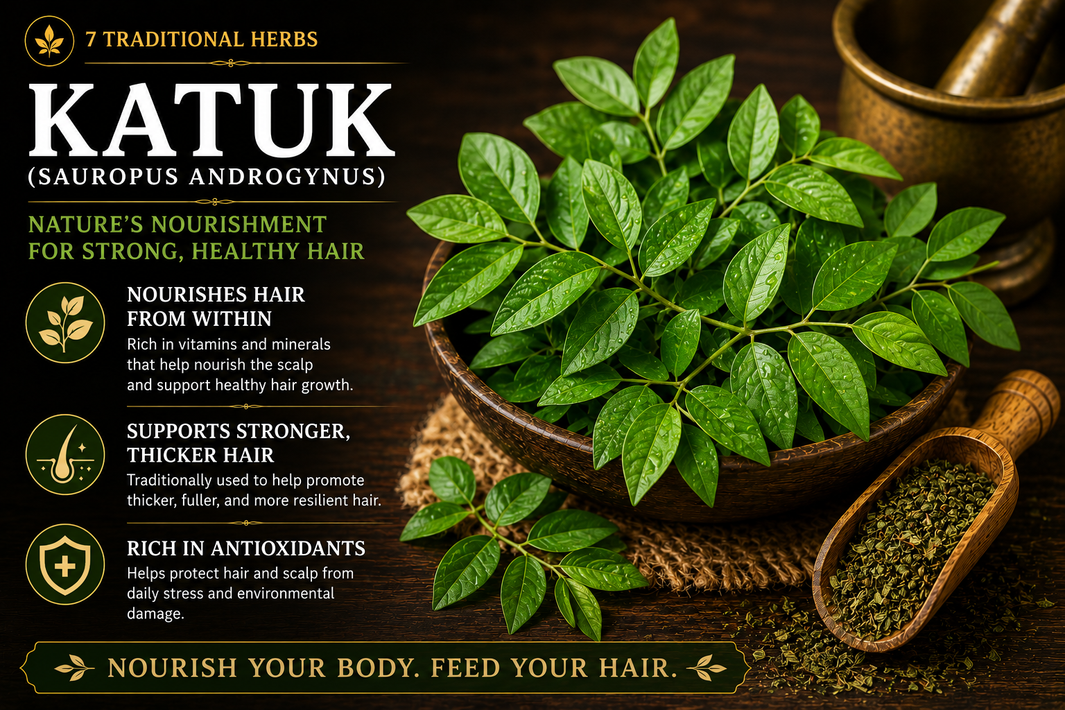 Quan's Hair Food Herbal Tea Powder