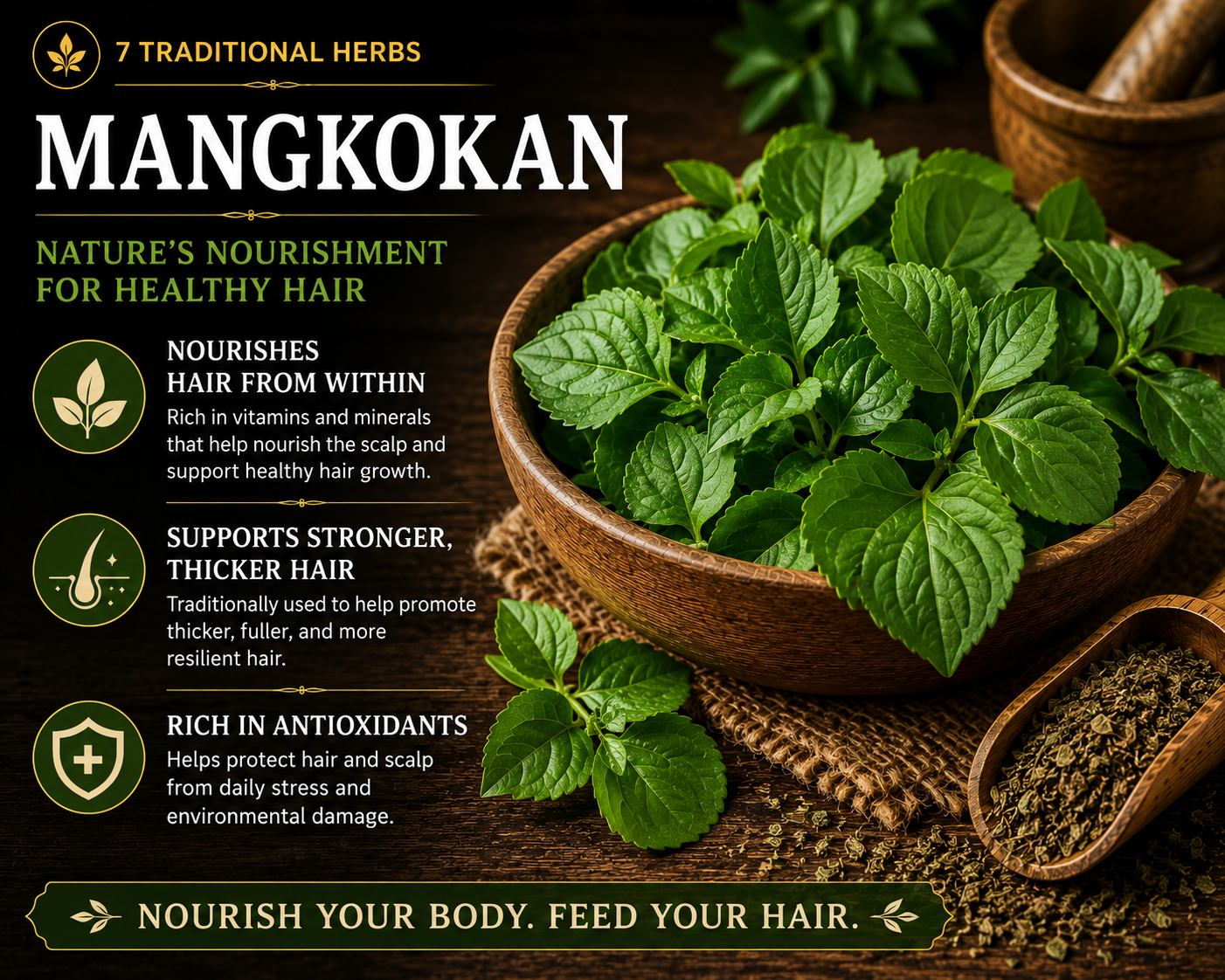 Quan's Hair Food Herbal Tea Powder
