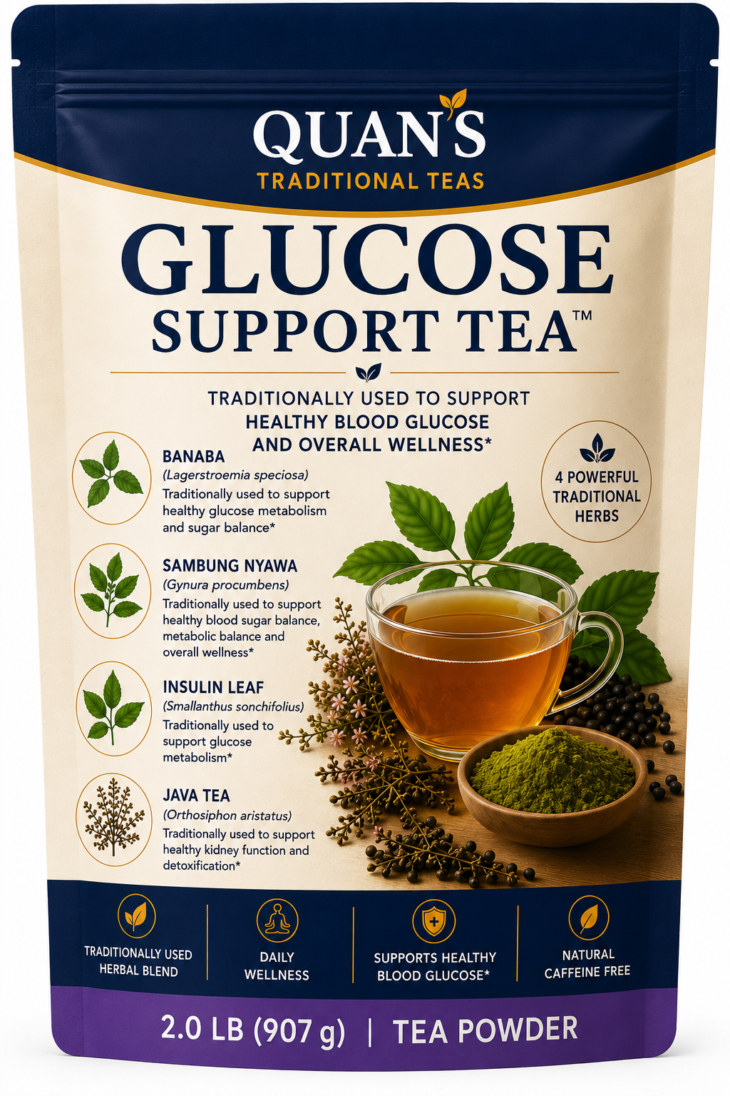 Glucose Support Tea Powder