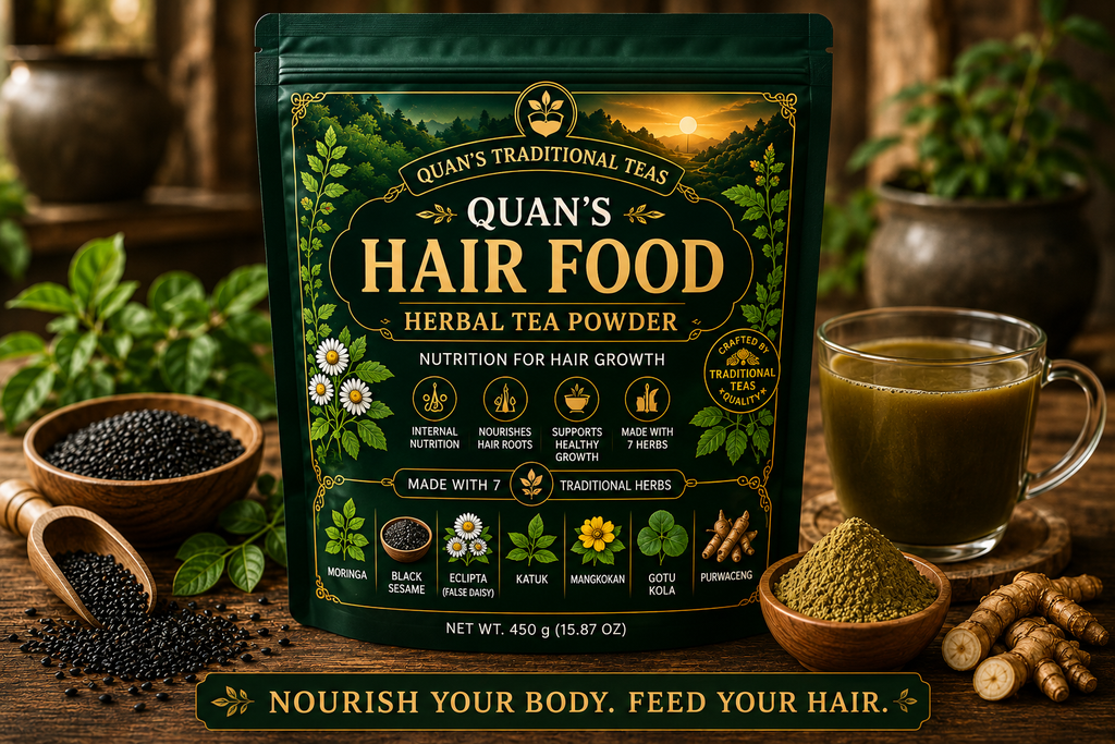 Quan's Hair Food Herbal Tea Powder